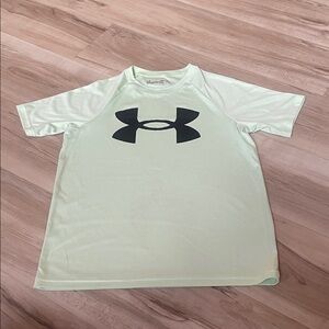 Under Armour Mint Green Tee with Black Logo